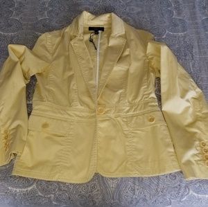 Talbots petite size 2 yellow jacket